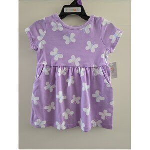 Infant Butterfly Print Skater Dress with Pockets Size 12M - NWT - Summer Dress